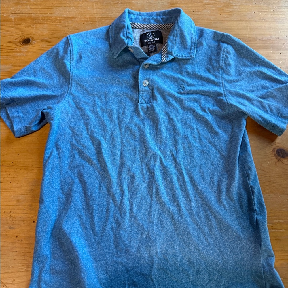Volcom Classic Blue Polo Shirt for Men